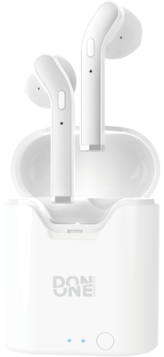 DON ONE Lifestyle - TWS110 (Wit) - In-ear Draadloze Stereo Earbuds met oplaadbare case
