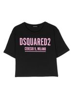 DSQUARED2 KIDS t-shirt en coton à logo imprimé - Noir - thumbnail