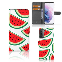 Samsung Galaxy S21 Plus Book Cover Watermelons - thumbnail