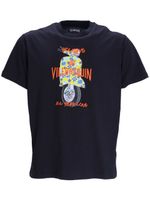 Vilebrequin t-shirt en coton à logo imprimé - Bleu