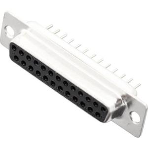 MH Connectors MHDD25-F-T-B-S 2103-0100-13 D-sub female connector 180 ° Aantal polen: 25 Solderen 1 stuk(s)