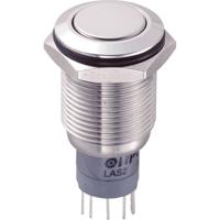 TRU COMPONENTS 701966 LAS2GQF-11Z/S/P Vandalismebestendige drukschakelaar 250 V/AC 3 A 1x aan/aan Continu 1 stuk(s)