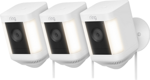 Ring Spotlight Cam Plus - Plug In - Wit - 3-pack