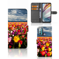 Motorola Moto G60 Hoesje Tulpen - thumbnail