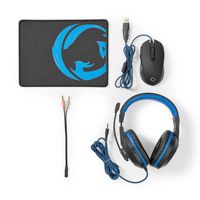 Nedis Gaming Combo Kit | 3-in-1 | 1 stuks - GCK31100BK GCK31100BK - thumbnail