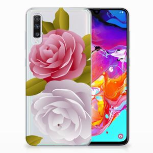 Samsung Galaxy A70 TPU Case Roses