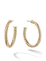 David Yurman boucles d'oreilles Cablespira en or 18ct - thumbnail