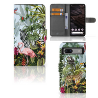 Telefoonhoesje met Pasjes voor Google Pixel 7A Jungle - thumbnail