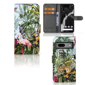 Telefoonhoesje met Pasjes voor Google Pixel 7 Jungle