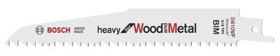 Bosch Accessories 2608657608 Reciprozaagblad S 610 VF, Heavy for Wood and Metal, verpakking van 5 stuks Zaagbladlengte 150 mm 5 stuk(s)