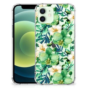 iPhone 12 Mini Case Orchidee Groen