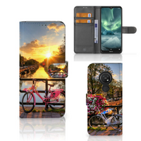 Nokia 7.2 | Nokia 6.2 Flip Cover Amsterdamse Grachten - thumbnail