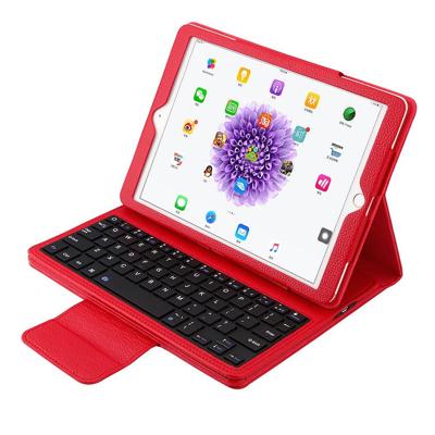 Shop4 - iPad 9.7 (2017) Toetsenbord Hoes - Bluetooth Keyboard Cover Rood Shop4 - iPad 9.7 (2017) Toetsenbord Hoes - Bluetooth Keyboard Cover Rood