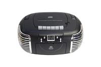 GPO PCD299 Boombox Radio CD Cassette Black