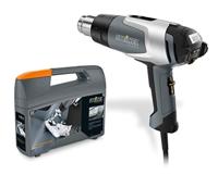 Steinel HG 2320 E auto-reparatieset, heteluchtpistool incl. verbruiksmateriaal en sproeiers, LCD-display, 650 °C, 2300 W, 220 V, zwart-grijs