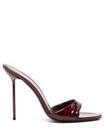 Paris Texas mules Lidia 105 mm en cuir verni - Rouge