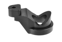 Team Corally - Servo Saver Steering Arm - 7075 T6 - Hard Anodised - Black - 1 pc