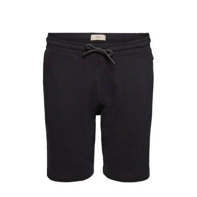 edc Men regular fit sweatshort van biologisch katoen zwart edc Men regular fit sweatshort van biologisch katoen zwart