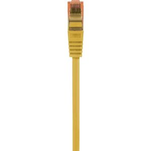 Renkforce RF-5370038 RJ45 Netwerkkabel, patchkabel CAT 6 U/UTP 10.00 m Geel Snagless, Halogeenvrij 1 stuk(s)