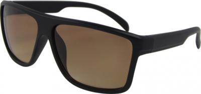 AZ Eyewear zonnebril wayfarer cat. 3 matzwart/bruin (AZ 164D)
