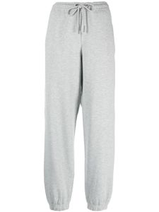 Moncler pantalon de jogging à patch logo - Gris