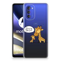 Motorola Moto G51 5G Telefoonhoesje met Naam Giraffe - thumbnail