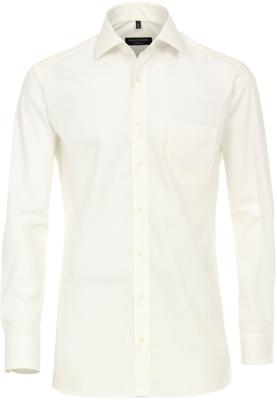 Casa Moda Heren Overhemd Ecru Poplin ML7 Modern Fit