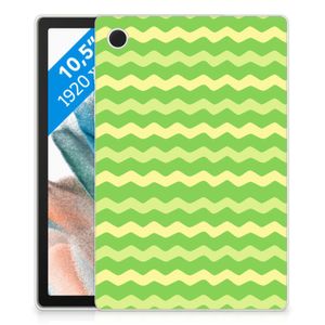 Samsung Galaxy Tab A8 2021/2022 Hippe Hoes Waves Green