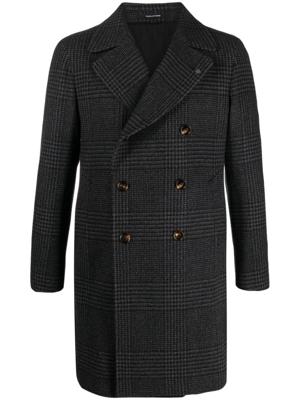 Tagliatore Arden mantel met dubbele rij knopen - Zwart Tagliatore Arden mantel met dubbele rij knopen - Zwart