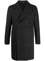 Tagliatore Arden mantel met dubbele rij knopen - Zwart