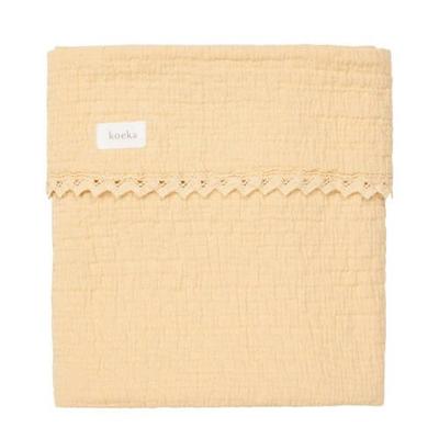 Koeka Elba baby wiegdeken 75x100 cm sahara Koeka Elba baby wiegdeken 75x100 cm sahara