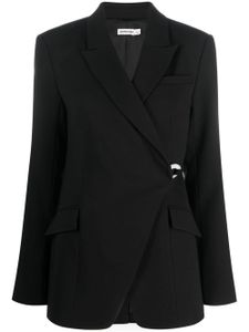 Simkhai blazer Eva à col croisé - Noir