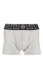 Versace boxer à imprimé Greca - Gris