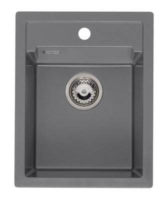 Reginox Amsterdam 34 grey silvery spoelbak