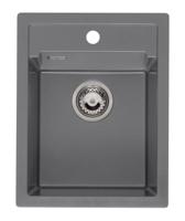 Reginox Amsterdam 34 grey silvery spoelbak