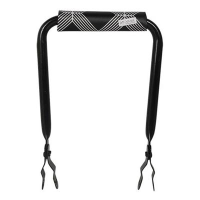 Rugsteun Rugleuning zwart met Black Diamonds rugkussentje