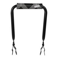 Rugsteun Rugleuning zwart met Black Diamonds rugkussentje