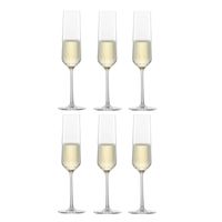 Zwiesel Glas Champagneglazen Pure - 215 ml - 6 stuks