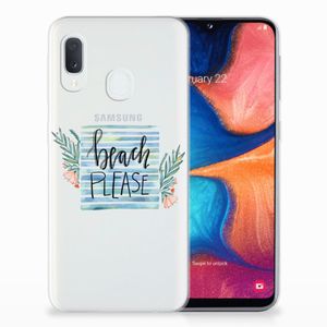 Samsung Galaxy A20e Telefoonhoesje met Naam Boho Beach