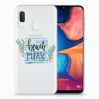 Samsung Galaxy A20e Telefoonhoesje met Naam Boho Beach - thumbnail