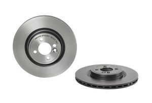 Remschijf COATED DISC LINE BREMBO, Remschijftype: Binnen geventileerd, u.a. für Mini