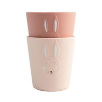 Trixie Silicone Beker Mrs. Rabbit, 2st. - thumbnail