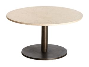 Light & Living Ronde Salontafel Pazo Marmer, 76cm - Zand