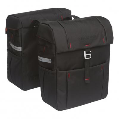 New Looxs Vigo Dubbele Fietstas 37 liter Zwart 515.330 New Looxs Vigo Dubbele Fietstas 37 liter Zwart 515.330