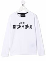 John Richmond Junior t-shirt à logo imprimé - Blanc