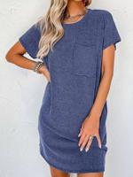 Loose Casual Dress With No