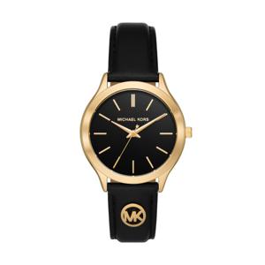 Horlogeband Michael Kors MK7482 Leder Zwart 18mm