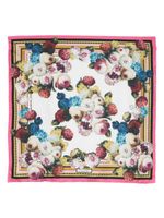 Dolce & Gabbana foulard en soie à fleurs - Rose