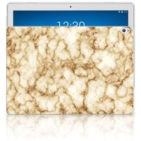 Lenovo Tab P10 Tablet Back Cover Marmer Goud - thumbnail