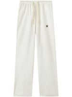 Palm Angels drawstring cotton trousers - Blanc - thumbnail